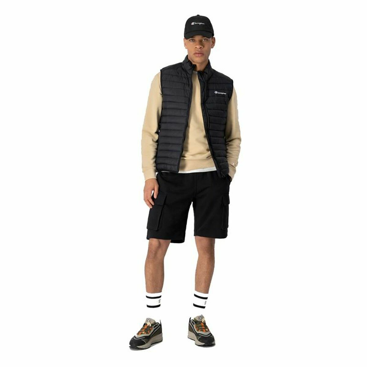 Sports Shorts Champion Cargo  Black-4